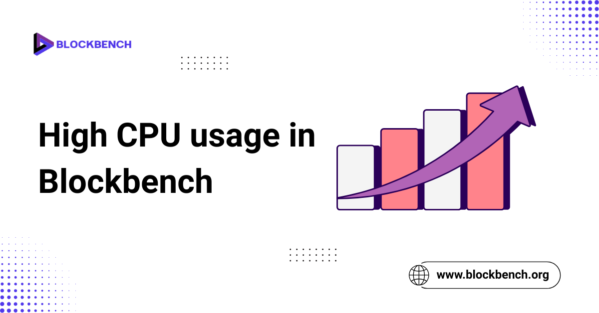 High CPU usage in Blockbench