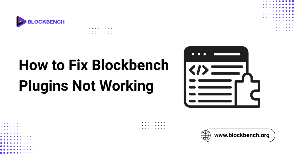 How to Fix Blockbench Plugins Not Working